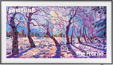 SAMSUNG 85-Inch Class QLED 4K The Frame LS03B Series, Quantum HDR, Art Mode, Anti-Reflection Matte Display, Slim Fit Wall Mount Included, Smart TV w/ Alexa Built-In (QN85LS03BAFXZA, Latest Model)